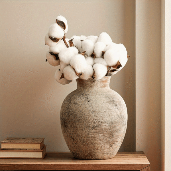Wabi Sabi Ceramic Vase Minimal Floral Decor for Modern Living Spaces