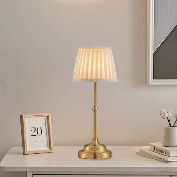 Cordless Table Lamp Warm Ambient Lighting for Bedroom and Dining Spaces