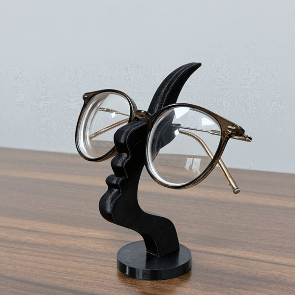 Face Sculpture Glasses Holder Minimal Eyewear Stand for Desk or Nightstand