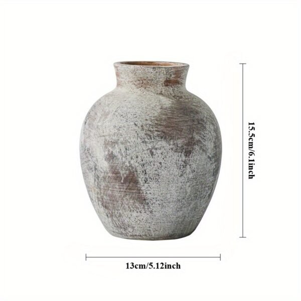 Wabi Sabi Ceramic Vase Minimal Floral Decor for Modern Living Spaces