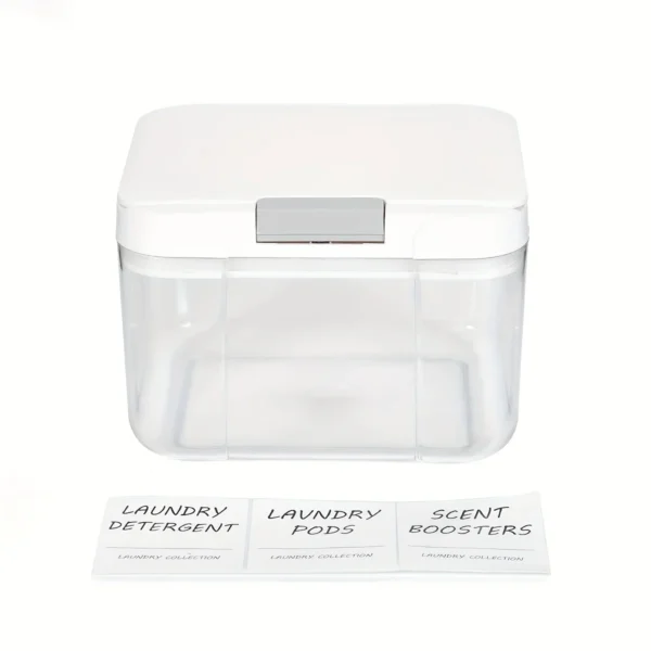 S0926f51b32c54b34a4894b4c57e18543I.webp Laundry Pod Holder with Lid Laundry Pod Container,Sealed and Automatic Pop-Up, Large Capacity Holds Laundry Pods Organizer Box
