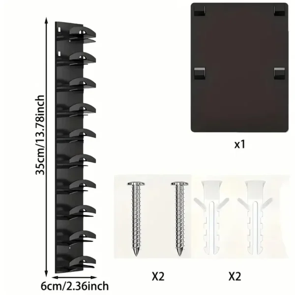 Wall Mounted Cap Rack Hat Holder 10 Grids Baseball Cap Towel Rack Closet Hanger Storage Organizer Accessories Home Dorm Cap Rack
