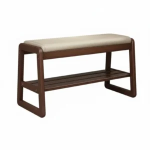 Shoe Storage Bench with Padded Seat Entryway Seating for Organized Living