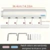 Retractable Clothes Drying Rope 3.75m Clothesline 5 Wires Wall Mounted Shrinkable Plastic Laundry Hanger Indoor Drying Rack