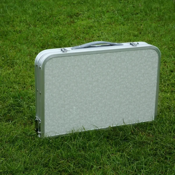 S3b7950f519b14402925790246ded9a06m.webp Ultra-light Aluminum Alloy Outdoor Folding Table Camping Picnic Portable Barbecue Table Night Market Stall Small Table