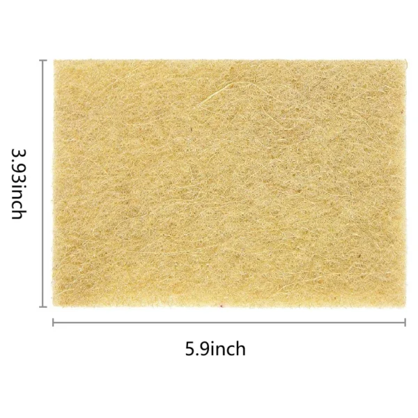 20Pcs Scratch Sisal Cleaning Sponges Dishes Microfiber Kitchen Dishes Cleaning Cloth Dishwashing Sponges Pan Pot Scouring Pad