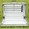 S5063bf593eb14a569764531d825daf114.webp Ultra-light Aluminum Alloy Outdoor Folding Table Camping Picnic Portable Barbecue Table Night Market Stall Small Table