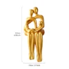 Creative and interesting living room entrance desktop ornaments for a family of four modern abstract character shape decorations