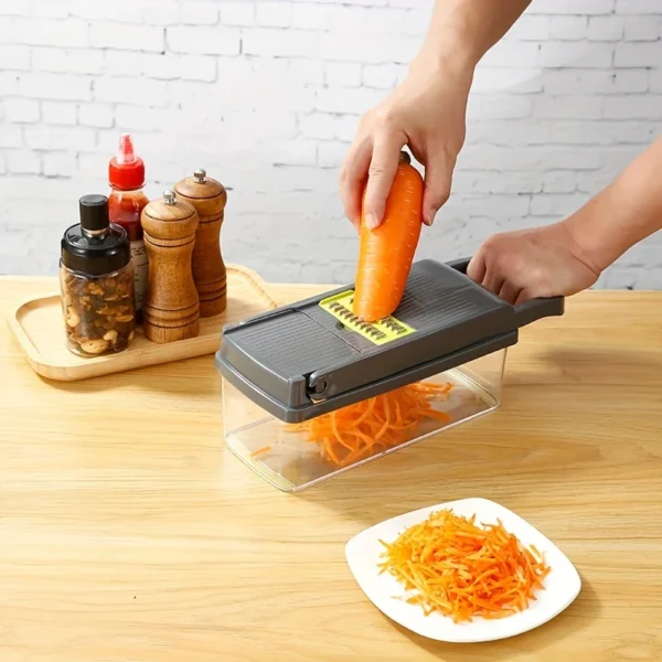 16 in 1 Vegetable Multifunctional Chopper Onion Potato Chopper Food Grate Food Grade Grater Kitchen Vegetable Slicer Dicer