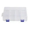 Transparent Plastic Storage Box Adjustable 8 Grids Electronic Components Container Tools Classification Case Organizer