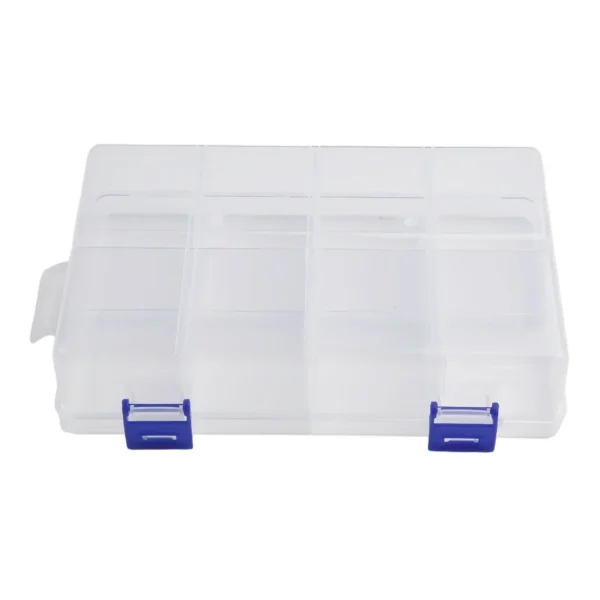 Transparent Plastic Storage Box Adjustable 8 Grids Electronic Components Container Tools Classification Case Organizer