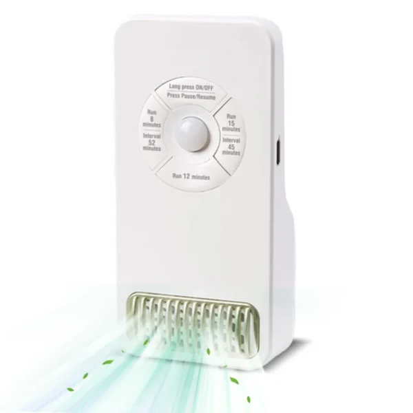 Portable Ozone Air Purifier Ionizer Wall Mounted 3 Modes Timer Body Sensor Eliminate Odor Germ Fridge Deodorizer Home Room