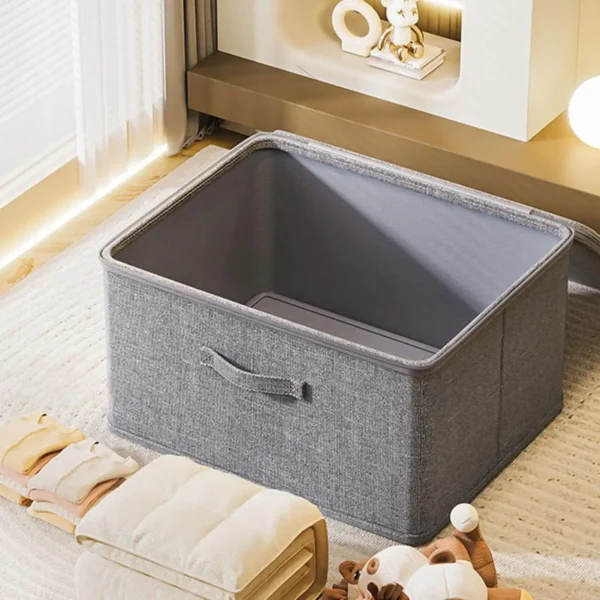 Large Storage Box with Lock Stackable Storage Container Secure with Handle Locking Organizing Bin Washable Shelf Baskets