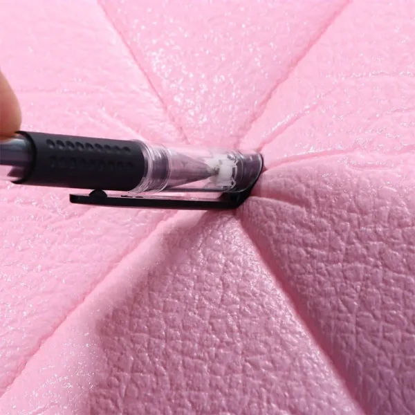Pink Bed Headboards Background Bedroom Decoration Self Adhesive Foam Wall Sticker Wall Panels Peel and Stick Wall Decoration