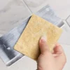 20Pcs Scratch Sisal Cleaning Sponges Dishes Microfiber Kitchen Dishes Cleaning Cloth Dishwashing Sponges Pan Pot Scouring Pad