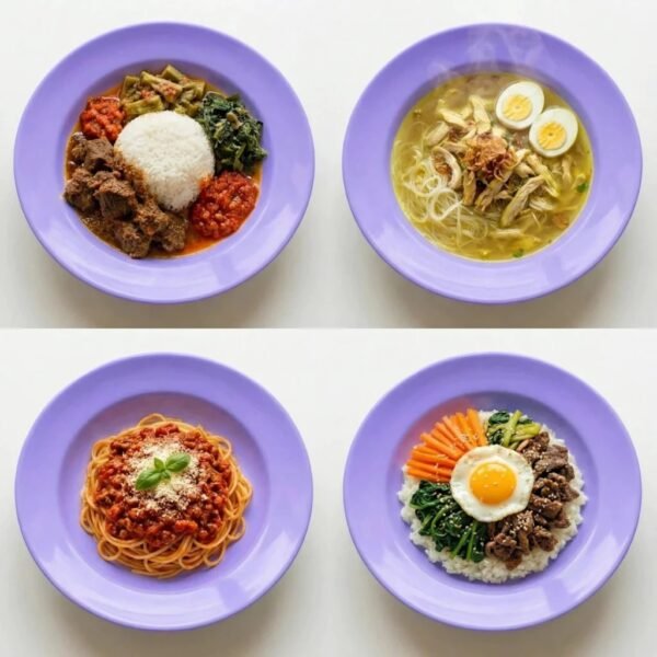 Semi Melamine Dinner Plates